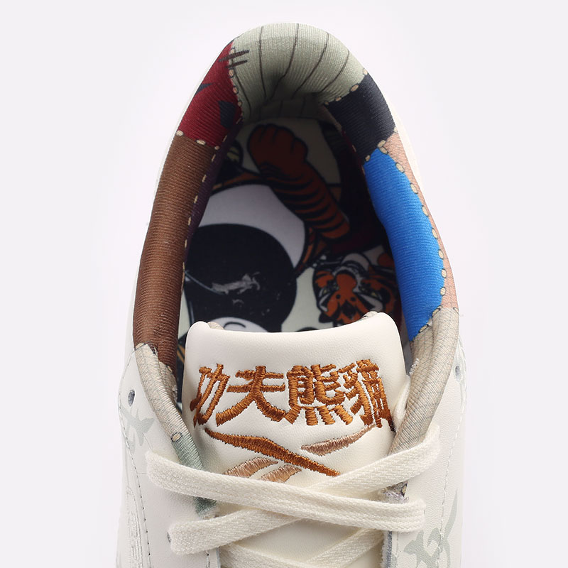 мужские бежевые кроссовки Reebok Club C 85 Kung Fu Panda GZ8633 - цена, описание, фото 6